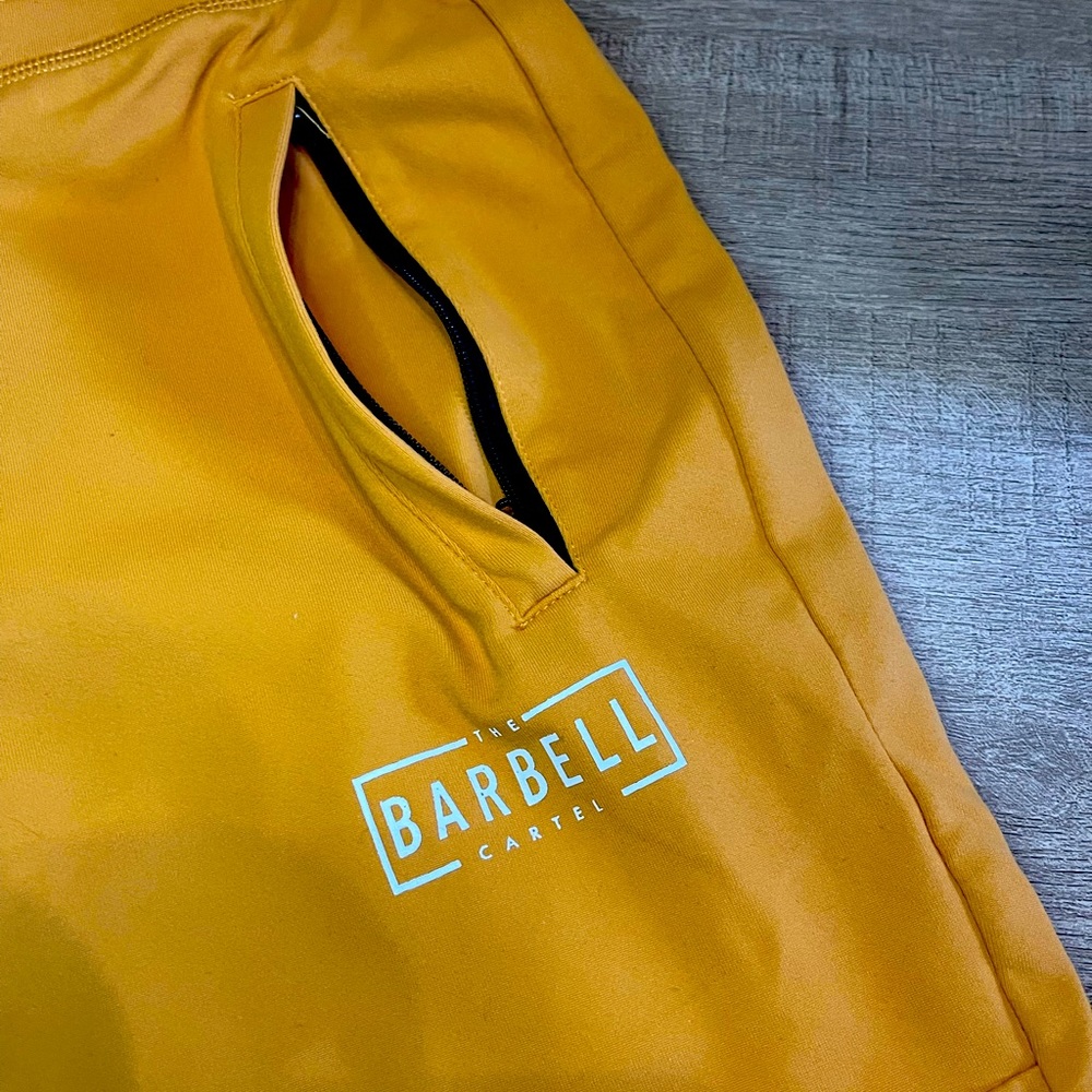 Barbell Cartel Gold Joggers Gem